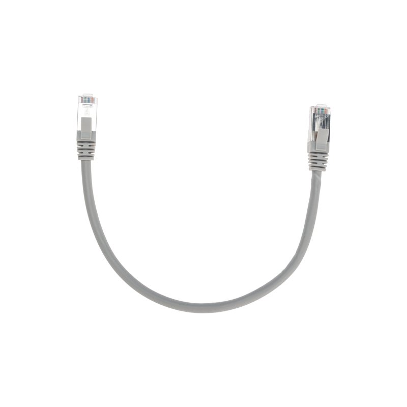 

Патч-корд FTP кат.6, 0.3 м, RJ45-RJ45, серый, CU, экранированный, LSZH, REXANT (02-0210-03)