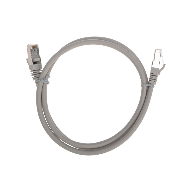 

Патч-корд FTP кат.6, 1 м, RJ45-RJ45, серый, CU, экранированный, LSZH, REXANT (02-0210-1)