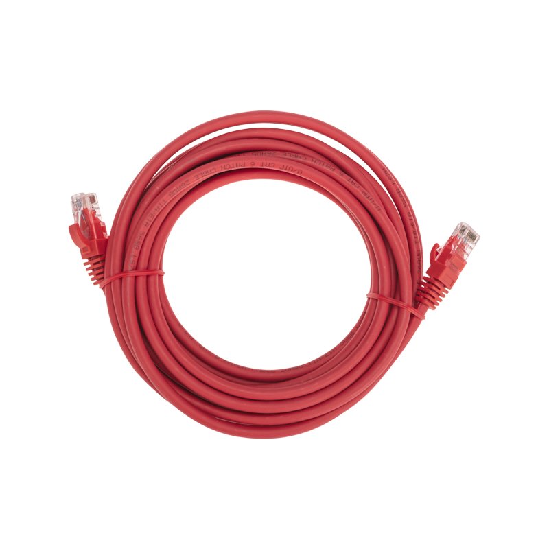 

Патч-корд UTP кат.6, 5 м, RJ45-RJ45, красный, CU, LSZH, REXANT (02-0293-5)