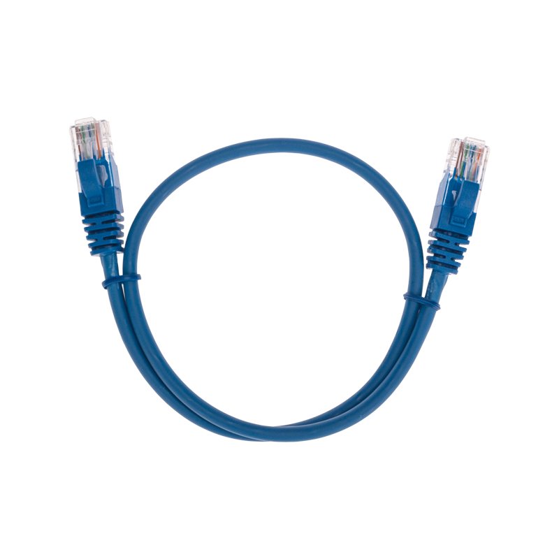 

Патч-корд UTP кат.5e, 0.5 м, RJ45-RJ45, синий, CU, LSZH, REXANT (02-0104-05)