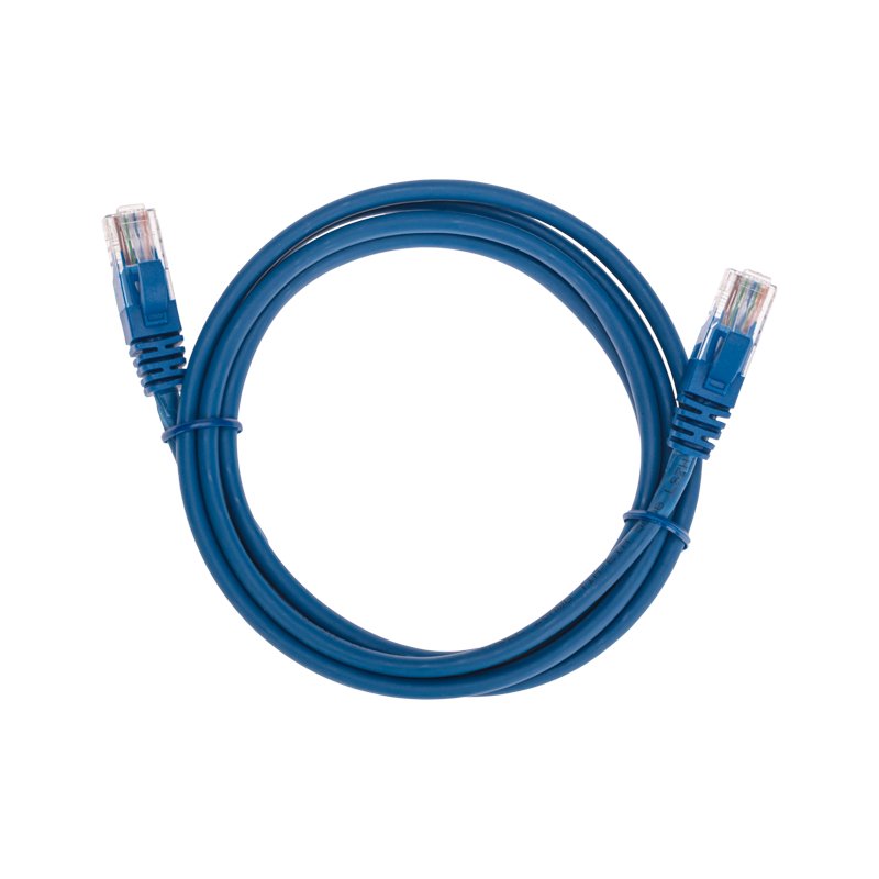 

Патч-корд UTP кат.5e, 2 м, RJ45-RJ45, синий, CU, LSZH, REXANT (02-0104-2)