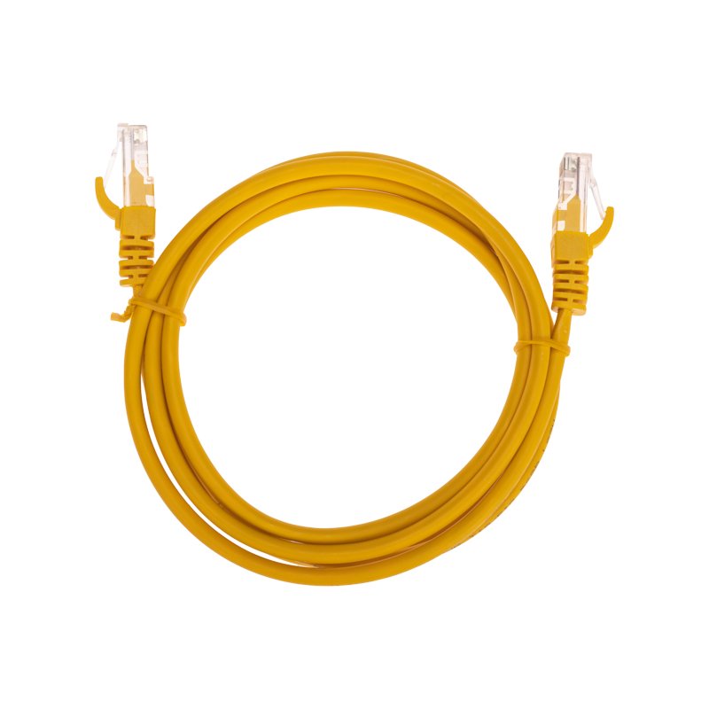 

Патч-корд UTP кат.5e, 2 м, RJ45-RJ45, желтый, CU, LSZH, REXANT (02-0105-2)