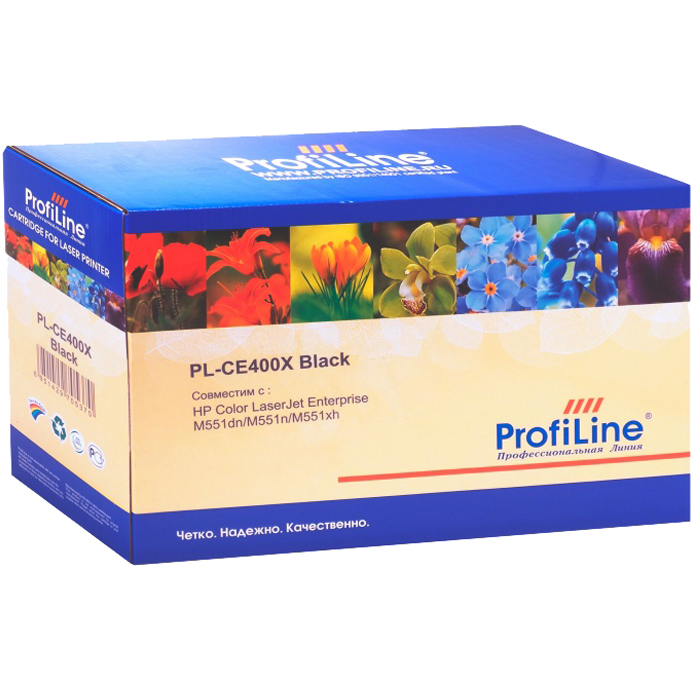 

Картридж лазерный ProfiLine PL-CE400X (CE400X), черный, 11000 страниц, совместимый для Color LaserJet Enterprise M551dn/M551n/M551xh Black