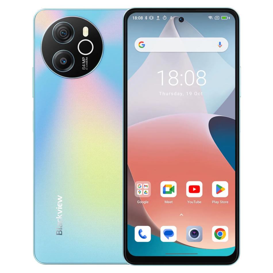

Смартфон Blackview SHARK 8, 6.8" 2460x1080 IPS, MediaTek Helio G99, 8Gb RAM, 128Gb, 3G/4G, NFC, Wi-Fi, BT, 2xCam, 2-Sim, 5180 мА⋅ч, USB Type-C, Android 13, голубой (BVSHARK8-8128BLU), SHARK 8