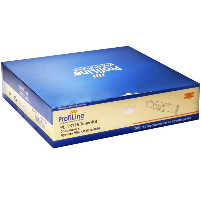 

Тонер-кит ProfiLine PL-TK-715 для принтеров Kyocera KM-5050/KM-3050/KM-4050 34000 копий, Черный