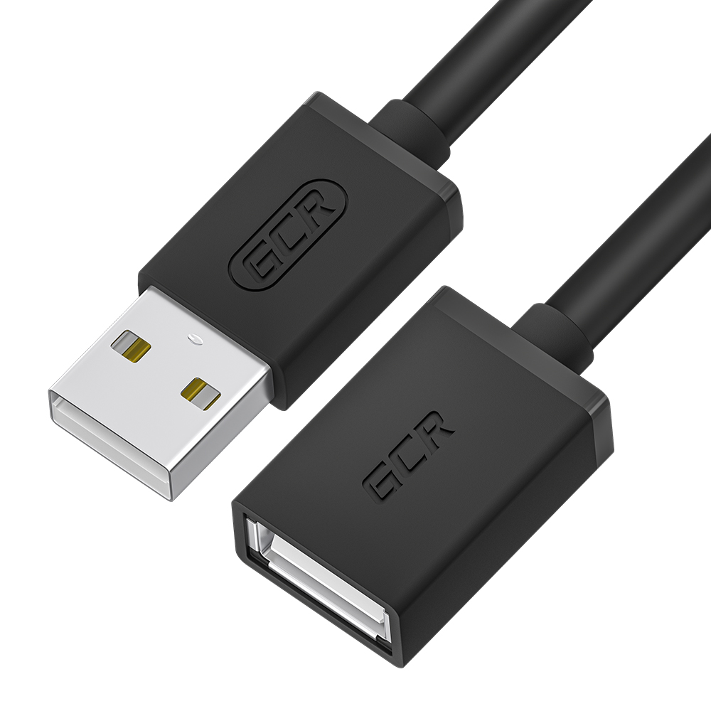 

Кабель-удлинитель USB 2.0(Am)-USB 2.0(Af), 1.8 м, черный, Greenconnect GCR-UEC11 (GCR-55071), GCR-UEC11