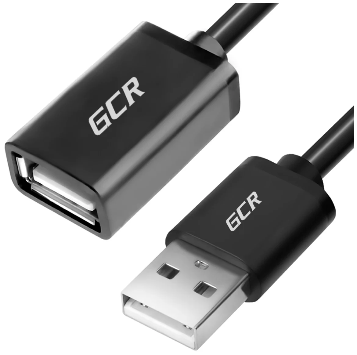 

Кабель-удлинитель USB 2.0(Af)-USB 2.0(Am), 1 м, черный, Greenconnect (GCR-UEC6M-BB2S-1.0m)