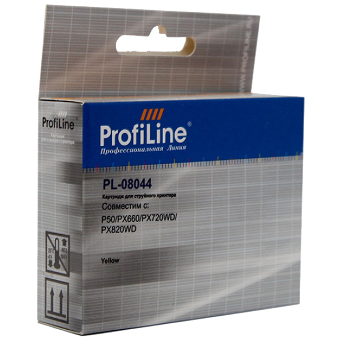 Картридж ProfiLine PL-08044-Y, совместимый, желтый, 220 страниц, для Epson