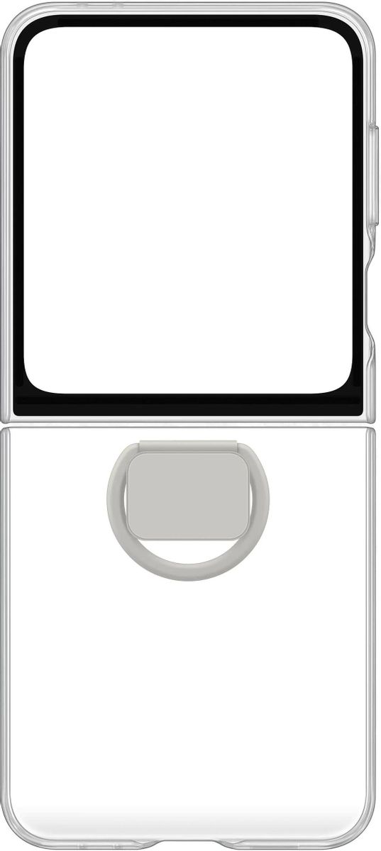 Чехол-накладка Samsung Clear Case Flip 6 для смартфона Samsung Galaxy Z Flip 6, прозрачный