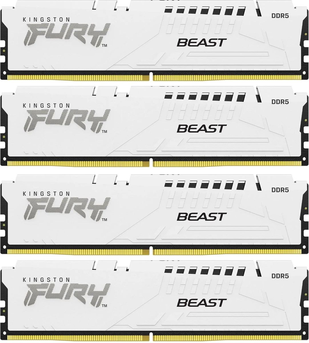 Комплект памяти DDR5 DIMM 64Gb (4x16Gb), 5200MHz Kingston (KF552C40BWK4-64)