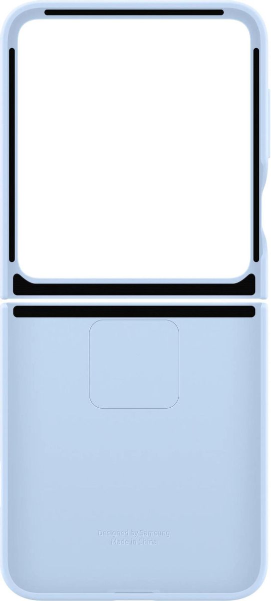 

Чехол-накладка Samsung Silicone Case Flip 6 (F741) для смартфона Samsung Galaxy Z Flip 6, силикон, голубой (EF-PF741TLEGRU)