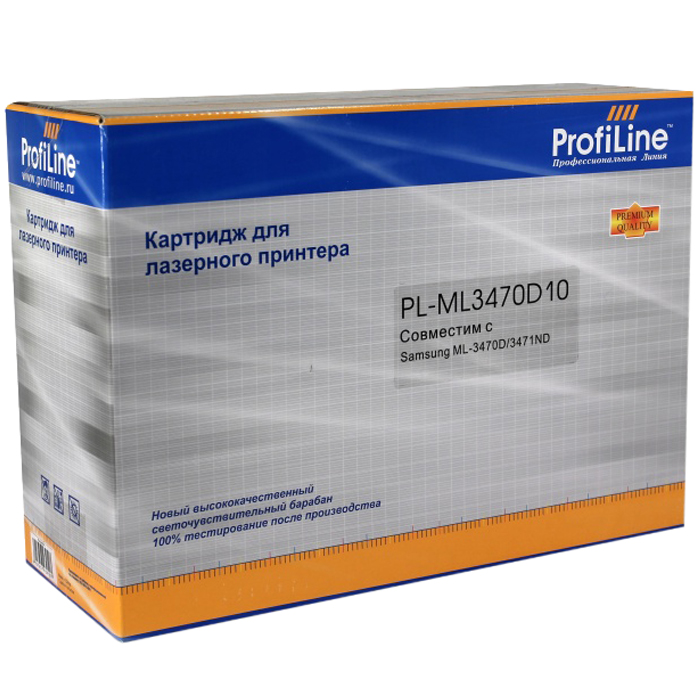 

Картридж лазерный ProfiLine PL-ML-D3470B (ML-D3470B), черный, 10000 страниц, совместимый для Samsung ML-3470D/3471ND