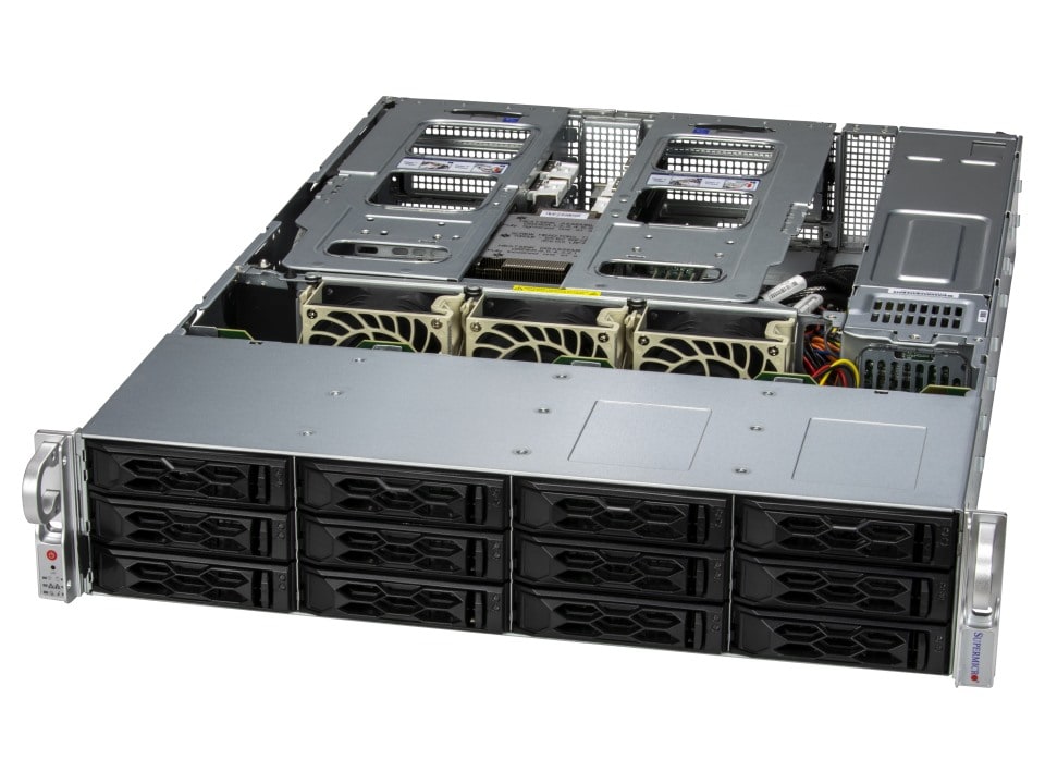 

Сервер Supermicro 2015CS-TNR, 1xAMD EPYC 9534, 2x64Gb RAM, 1x480Gb SATA SSD, 12x2.5/3.5" HS, noDVD, 2x10GLAN, 2x10GLAN SFP+, IPMI, 2x1200 Вт (up2), 2U (AS -2015CS-TNR.), 2015CS-TNR