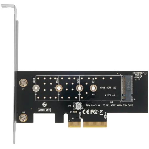Контроллер M.2 AgeStar AS-MC01, M.2, PCI-E
