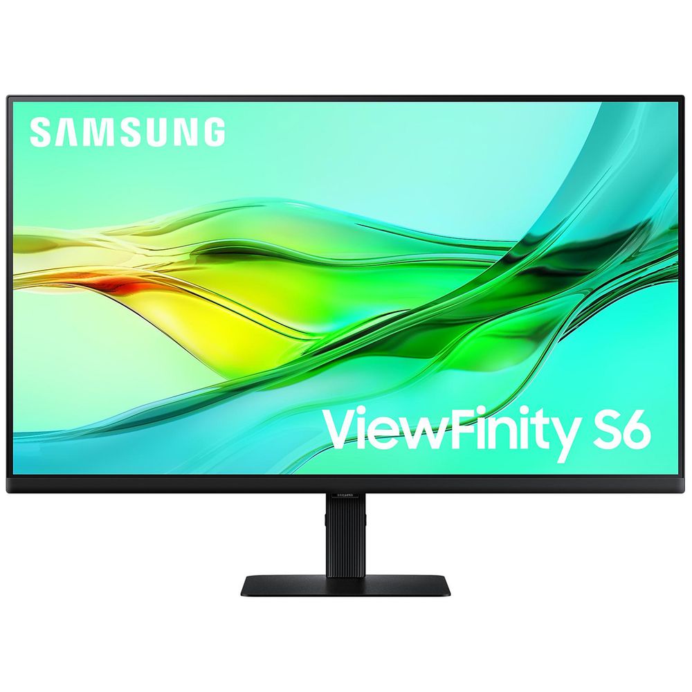 

Монитор 32" Samsung ViewFinity S6 LS32D604UAIXCI IPS, 2560x1440 (16:9), 350кд/м2, 100 Гц, 5 мс, 178°/178°, HDMI, DisplayPort, USB Type-C, USB-Hub, черный (LS32D604UAIXCI), LS32D604UAIXCI