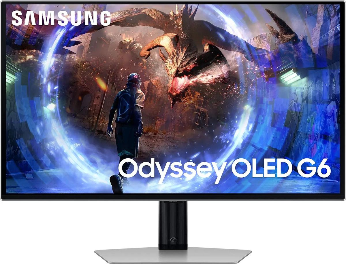 Монитор 27" Samsung Odyssey G6 LS27DG600SIXCI черный/серебристый