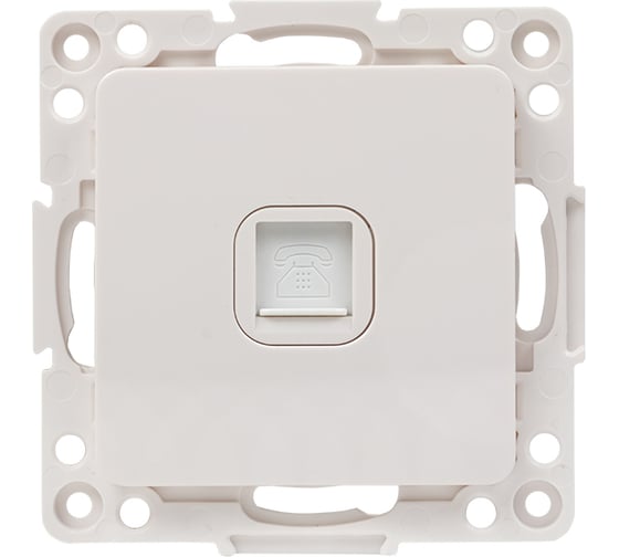

Розетка RJ-11 скрытый монтаж, белый, EKF Стокгольм PROxima (EYT01-034-10), PROxima