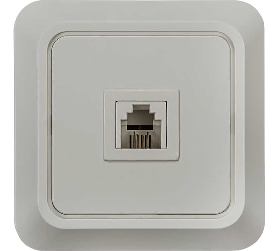 Розетка RJ-11 открытый монтаж, IN HOME Bolleto