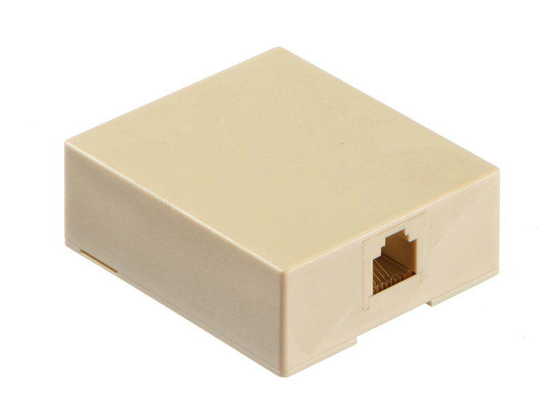 Розетка RJ-11 открытый монтаж, Netko