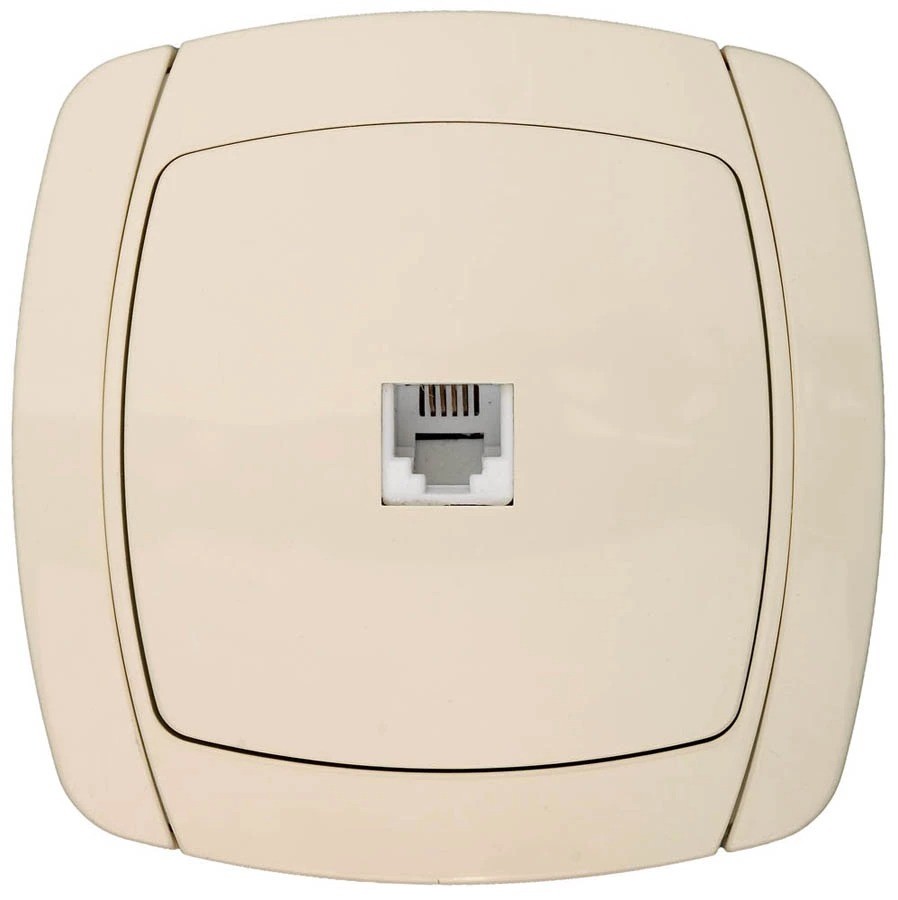 

Розетка RJ-12 скрытый монтаж, 1 модуль, IP20, бежевый, СВЕТОЗАР CITY LIGHT (SV-54217-B)