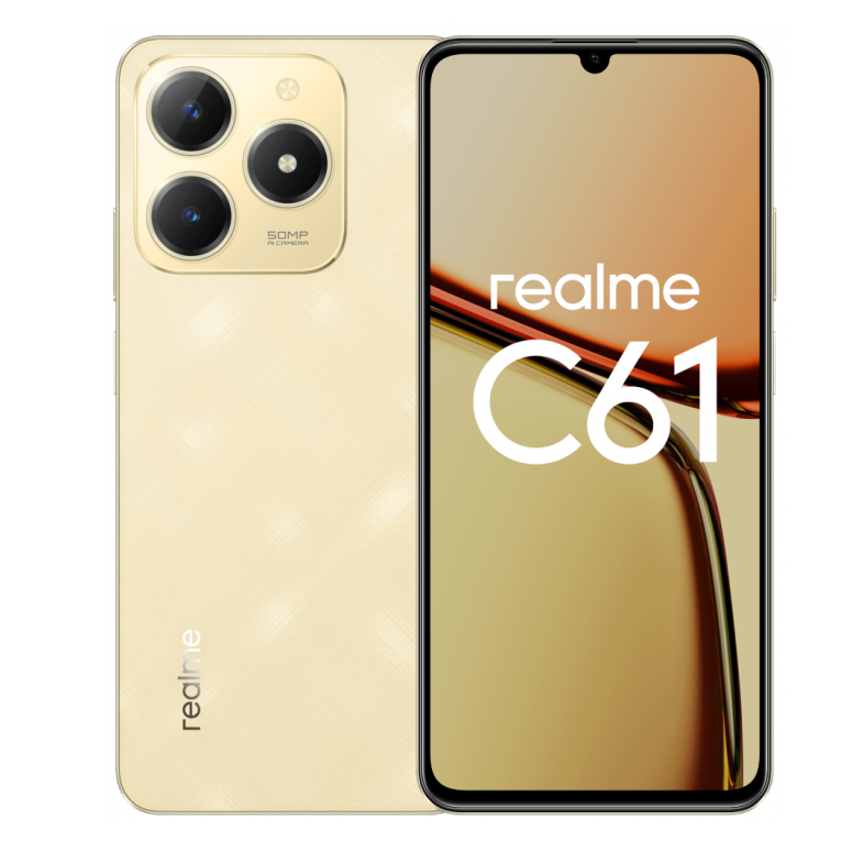 Смартфон Realme C61 8Gb/128Gb золотистый (RLM-3930.8-128.GD)