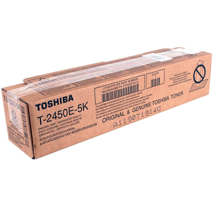 

Картридж лазерный Toshiba T-2450E-5K, черный, 1шт., 5900 страниц, оригинальный, для e-STUDIO223/243/195/225/245, T-2450E-5K