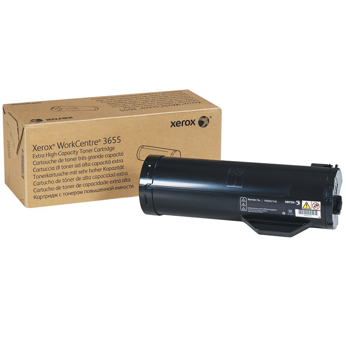 

Картридж лазерный Xerox 106R02741, черный, 25900 страниц, оригинальный для Xerox WorkCentre 3655, 106R02741