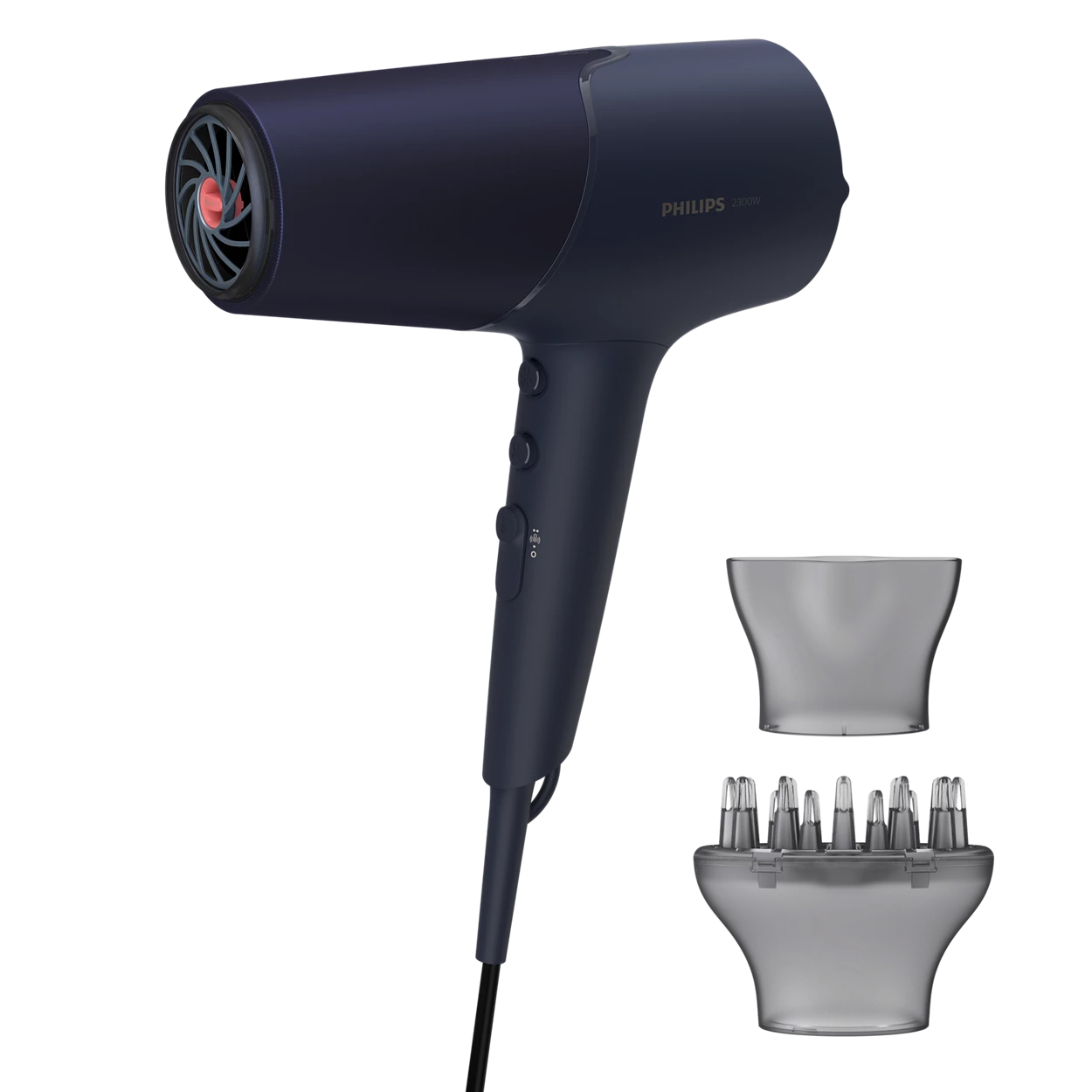 

Фен Philips 5000 Series BHD510/00 2.3 кВт, режимов: 3, насадок: 2, синий (BHD510/00), BHD510/00