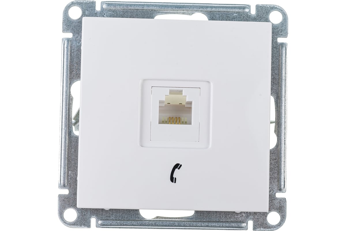 

Розетка RJ-11 скрытый монтаж категория 3, IP20, белый, Systeme Electric W59 (RSI-152T-1-86)