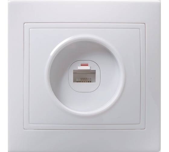

Розетка RJ-11 скрытый монтаж, IP20, белый, IEK Кварта (ETK10-K01-DM)