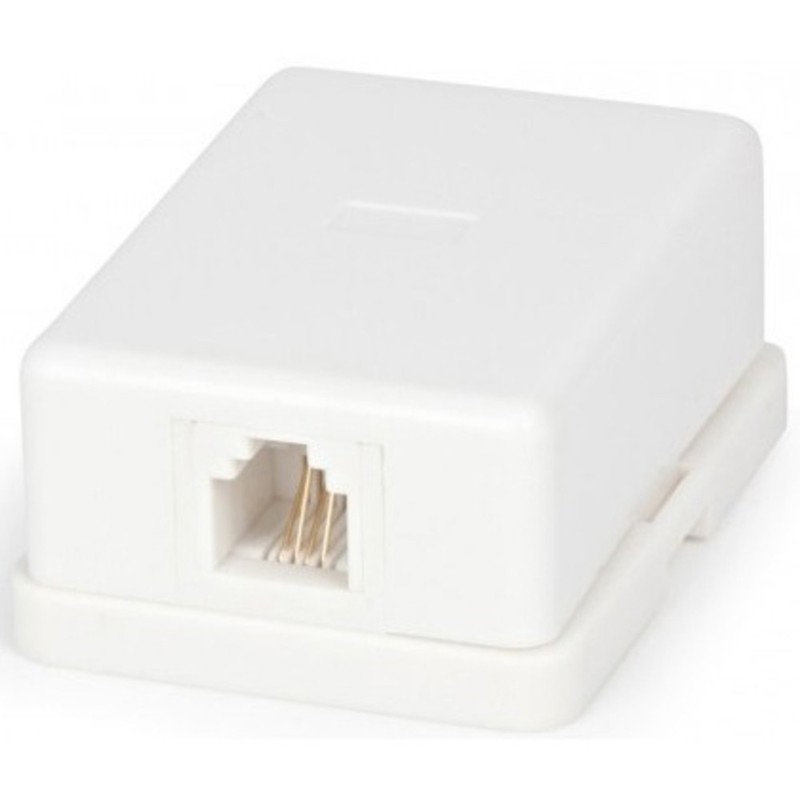 

Розетка RJ-11 открытый монтаж, белый, Greenconnection (GA-TLUS-022)