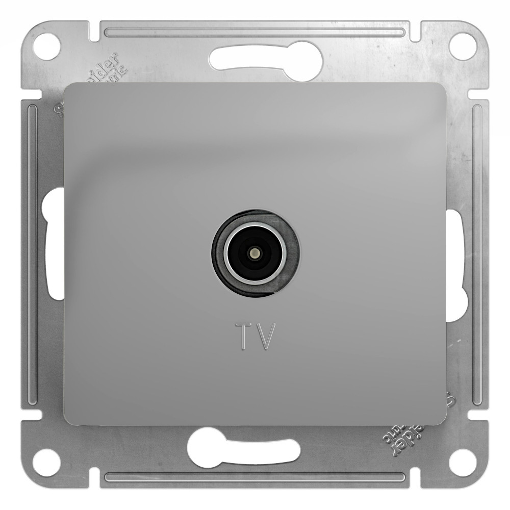 

Розетка TV Systeme Electric Glossa, алюминий, IP20 (GSL000393)