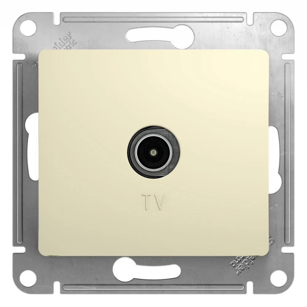 Розетка TV Systeme Electric Glossa, бежевый