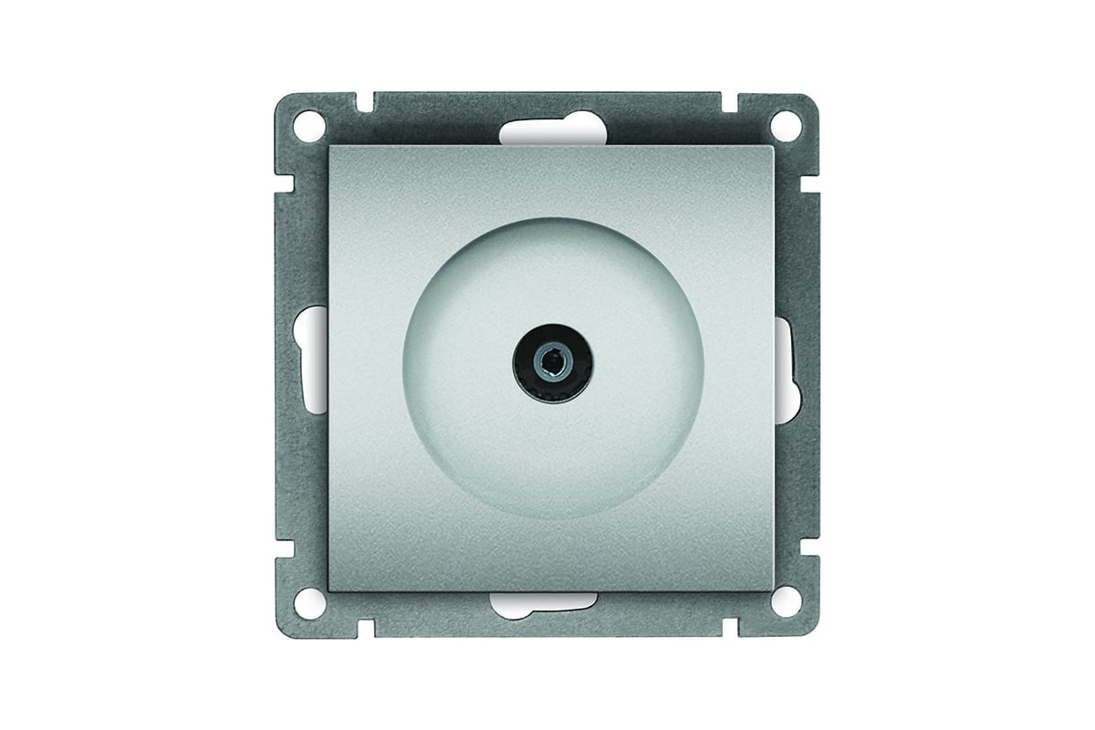

Розетка TV Universal Афина, серебро (A0027-S)