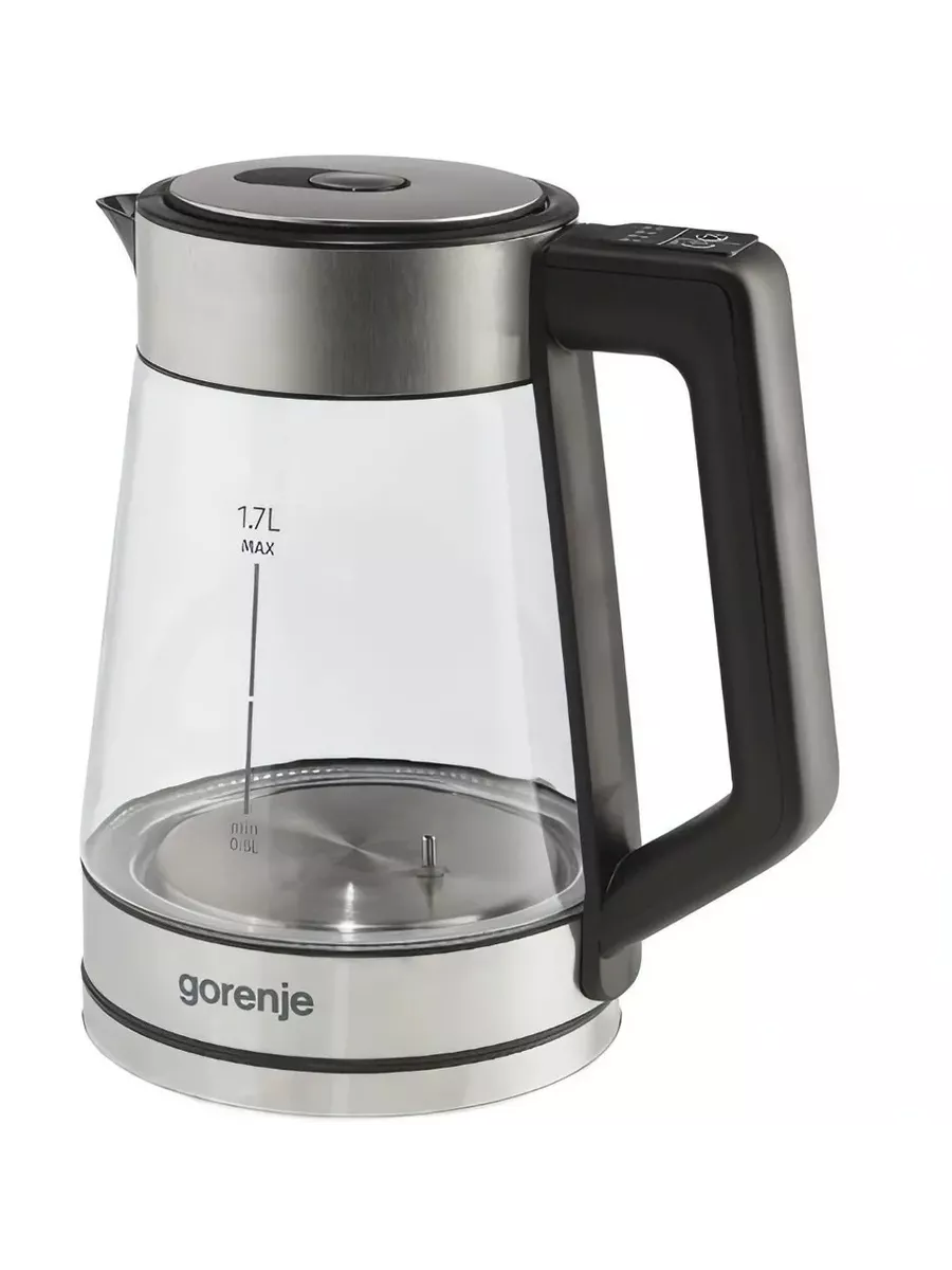 

Чайник электрический Gorenje K17TRGT 1.7л. 2.2 кВт, металл/пластик, нержавеющая сталь (743968), K17TRGT