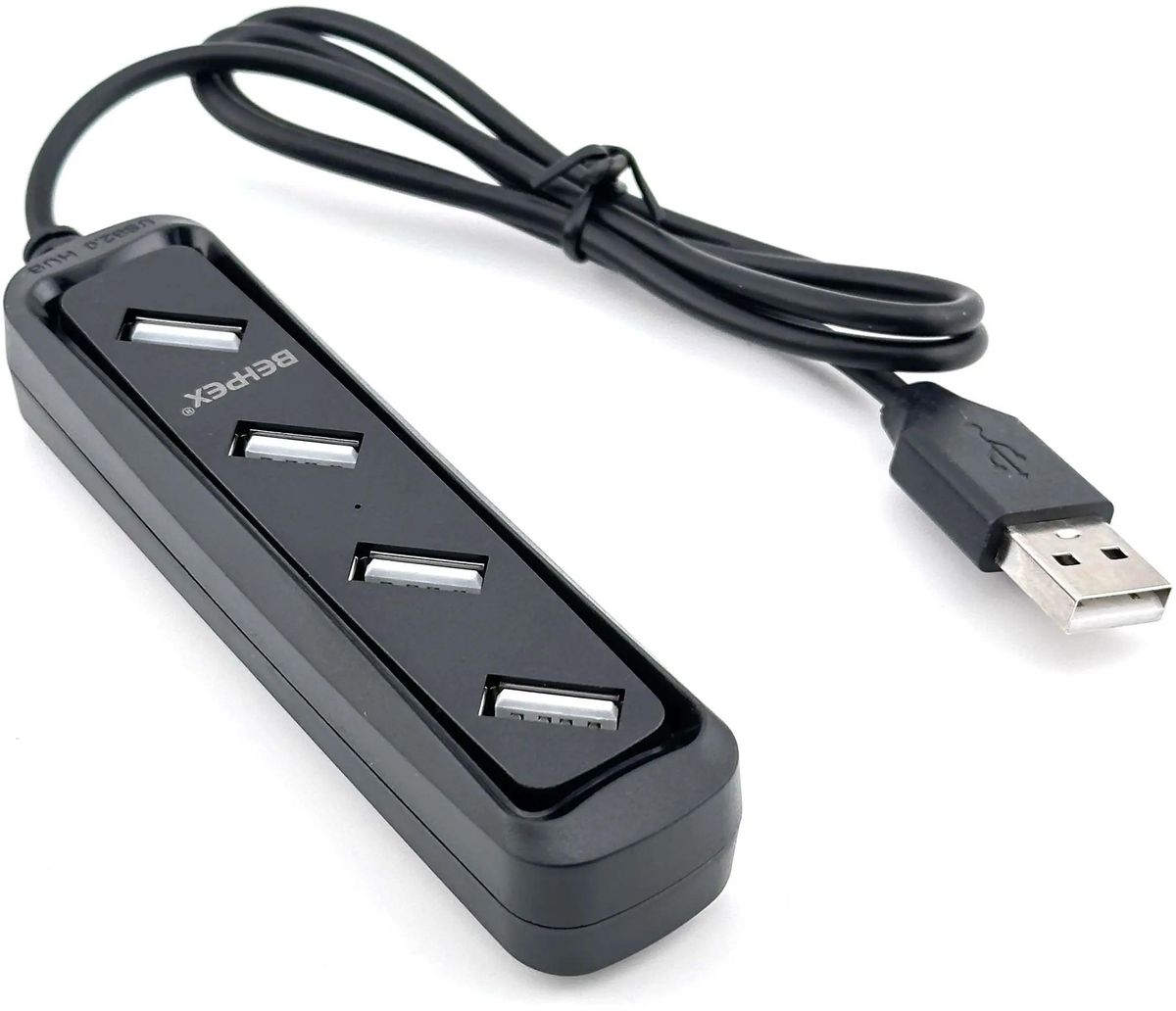 

USB-концентратор Behpex BPH-1729, 4xUSB 2.0, черный (BPH-1729), BPH-1729