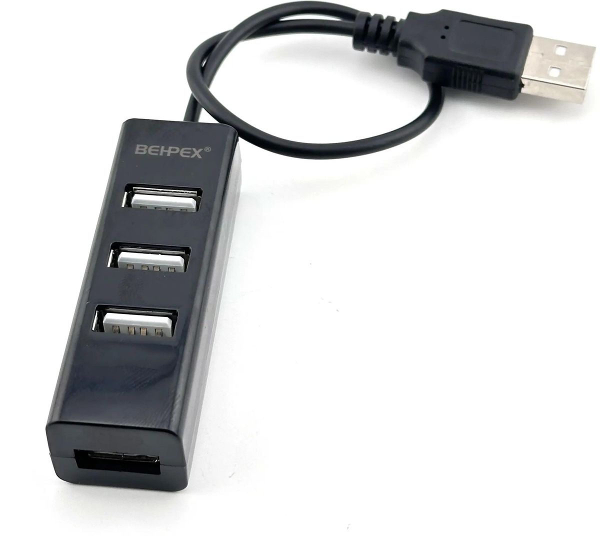 

USB-концентратор Behpex BPH-1906, 4xUSB 2.0, черный (BPH-1906), BPH-1906