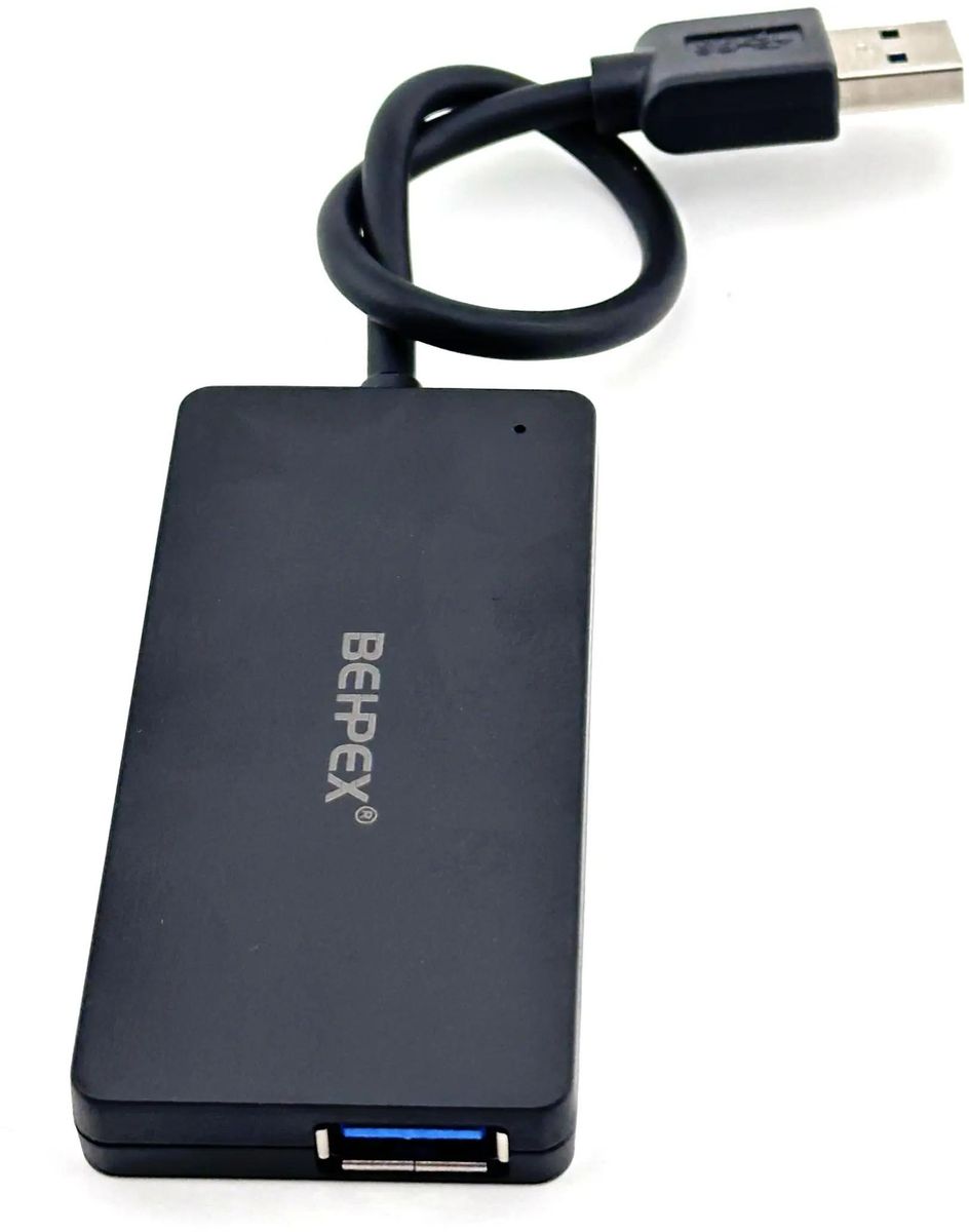 USB-концентратор Behpex BPH-3013, 4xUSB 3.0, черный (BPH-3013)