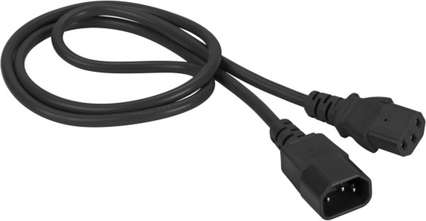 

Кабель питания IEC-320-C13-IEC-320-C14, 10А, 1.5 м, черный, Lanmaster (LAN-PP13/14-1.5-BK)