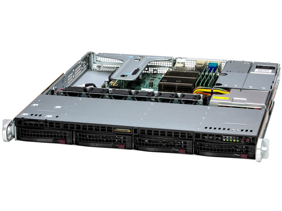 

Сервер Supermicro 511R-M, 1xIntel Xeon E-2436, 1x32Gb RAM, 1x480Gb SATA SSD, 4x3.5" HS, noDVD, 2xGLAN, IPMI, 2x600 Вт, 1U (SYS-511R-M.), 511R-M