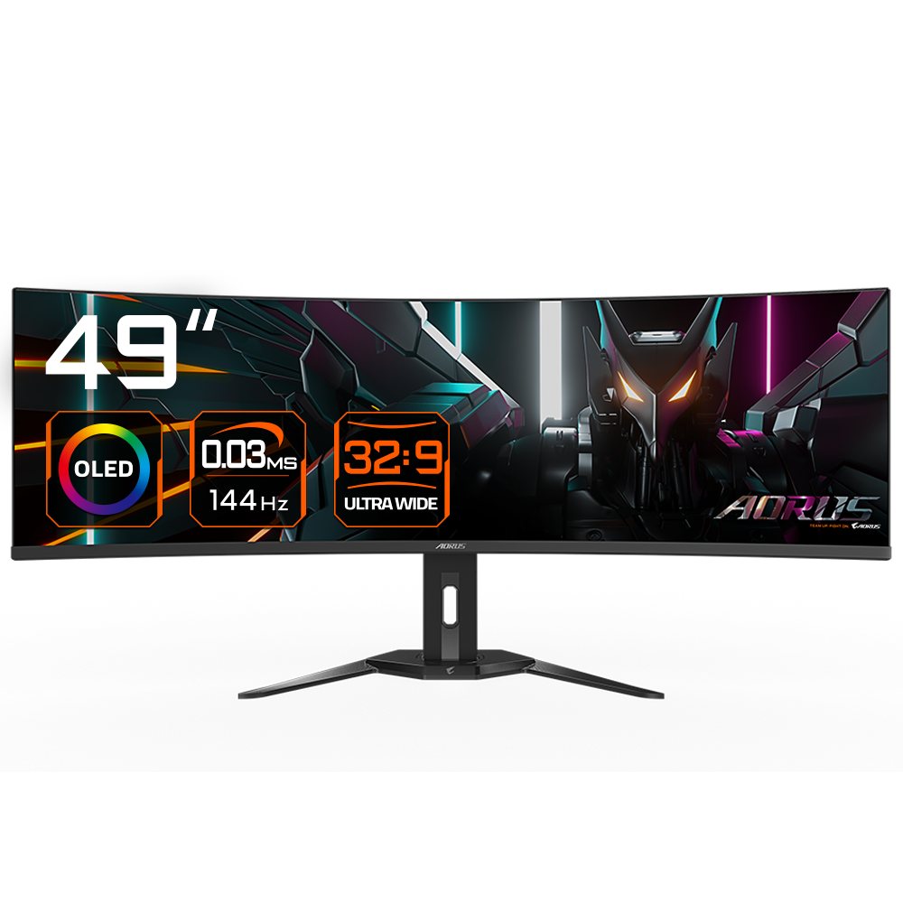 Монитор 49" Gigabyte Aorus CO49DQ черный
