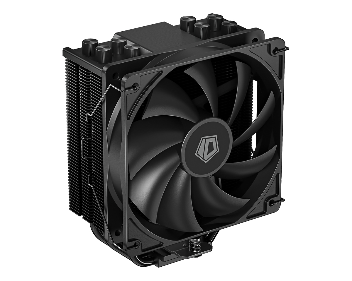 

Кулер для процессора ID-COOLING SE-214-XT BLACK для Socket/115x/1200/1700/1851/2011/2011-3/2066/AM4/AM5, 120 мм, 1500rpm, 30.5 дБА, 180 Вт, 4-pin PWM+3-pin 5V ARGB, Al+Cu, SE-214-XT BLACK