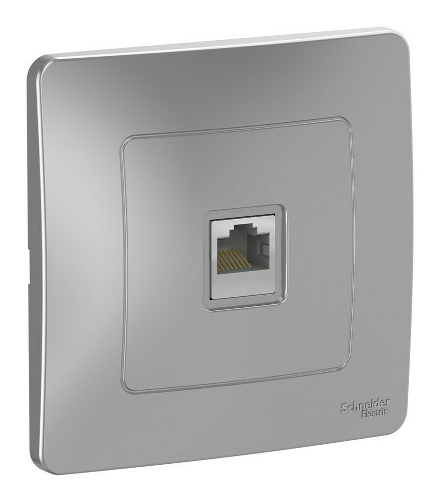 

Розетка RJ-45 скрытый монтаж категория 5e, IP20, алюминиевый, Systeme Electric Blanca (BLNIS045003)
