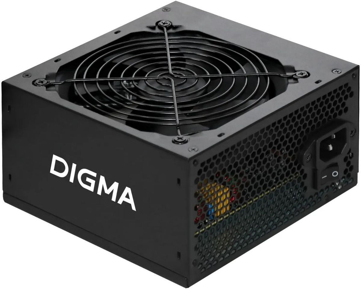 

Блок питания 550 Вт ATX Digma DPSU-550W, 120 мм, Retail (DPSU-550W), DPSU-550W