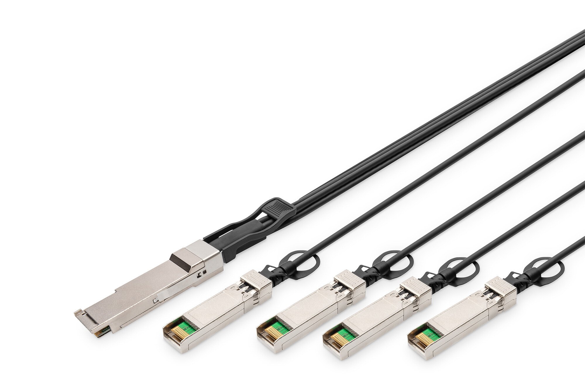 Кабель DAC LR-Link QSFP-4XSFP-DAC-3M QSFP-4xSFP 40 Гбитс 3 м черный QSFP-4XSFP-DAC-3M 8775₽