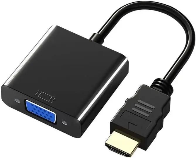 

Переходник (адаптер) HDMI(19M)-VGA(15F), 15 см, черный PREMIER A5170 (5-983B), A5170