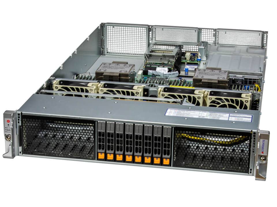 

Сервер Supermicro 221H-TNR, 2xIntel Xeon Gold 5515+ (up2), 4x32Gb RAM, 1x960Gb NVMe SSD, 8x2.5" HS, noDVD, 2x10GLAN, 2x10GLAN SFP+, IPMI, 2x1200 Вт (up2), 2U (SYS-221H-TNR.), 221H-TNR