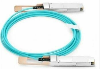 Кабель AOC Active Optical Cable LR-Link LRAOC-QSFP-30M QSFP-QSFP 40 Гбитс 30 м бирюзовый LRAOC-QSFP-30M 15200₽