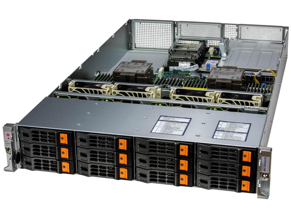 

Сервер Supermicro 621H-TN12R, 2xIntel Xeon Gold 6530, 4x64Gb RAM, 1x960Gb NVMe SSD, 12x3.5" HS, noDVD, 2x10GLAN, 2x10GLAN SFP+, IPMI, 2x1200 Вт, 2U (SYS-621H-TN12R.), 621H-TN12R