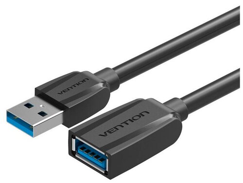 

Кабель-удлинитель USB(Am)-USB(Af), экранированный, 10 м, черный, Vention (CBMBL)